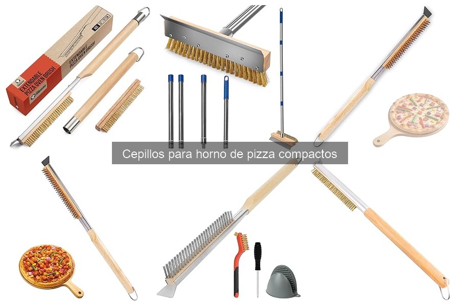 Mejores ofertas de cepillos para horno de pizza compactos