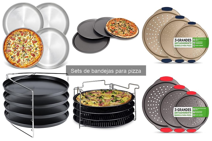 Mejores ofertas en sets de bandejas para pizza online y en tiendas