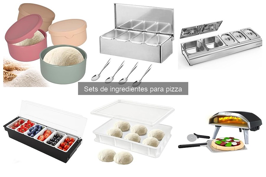 Mejores sets de ingredientes para hacer pizza en casa