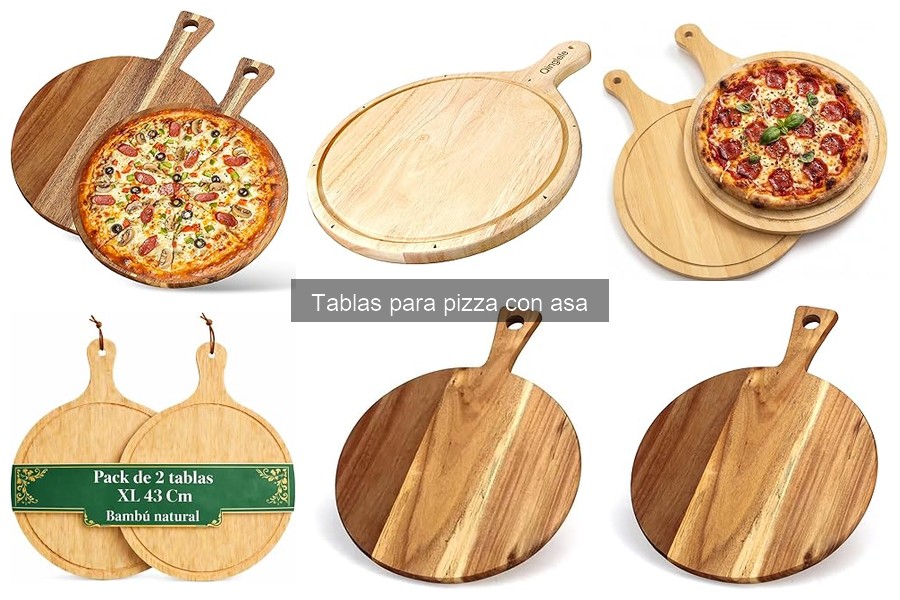 Mejores tablas para pizza con asa en 2023: Guía de compra