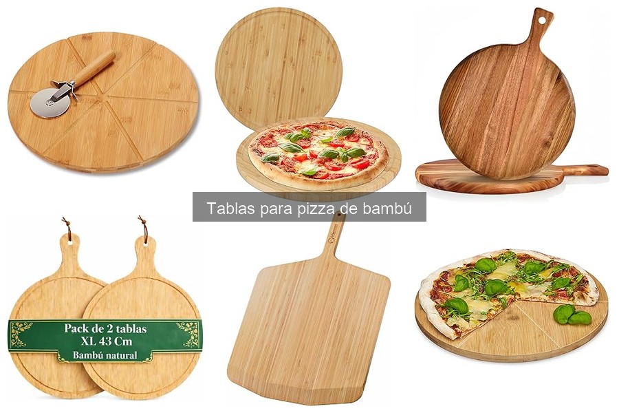 Mejores tablas para pizza de bambú en 2023: Guía de compra