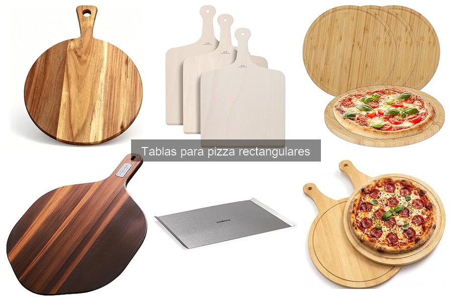 Mejores tablas para pizza rectangulares: comparativa de materiales