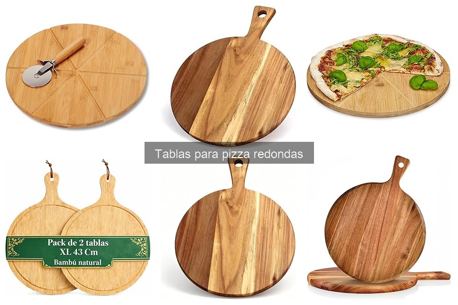 Mejores tablas para pizza redondas para chefs aficionados