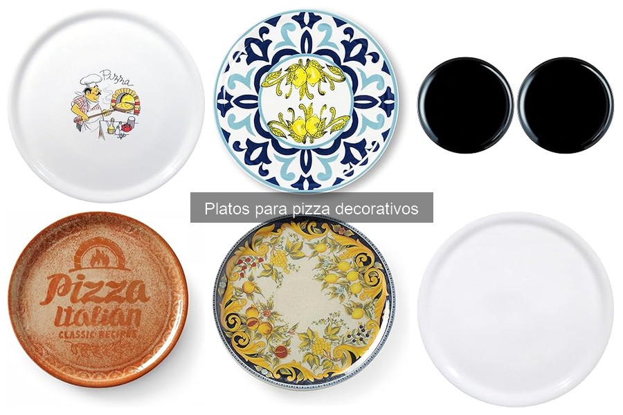 Mejores tiendas para comprar platos decorativos para pizza