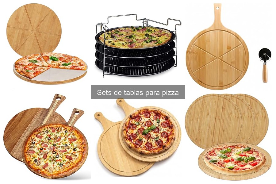 Mejores tiendas para comprar sets de tablas para pizza