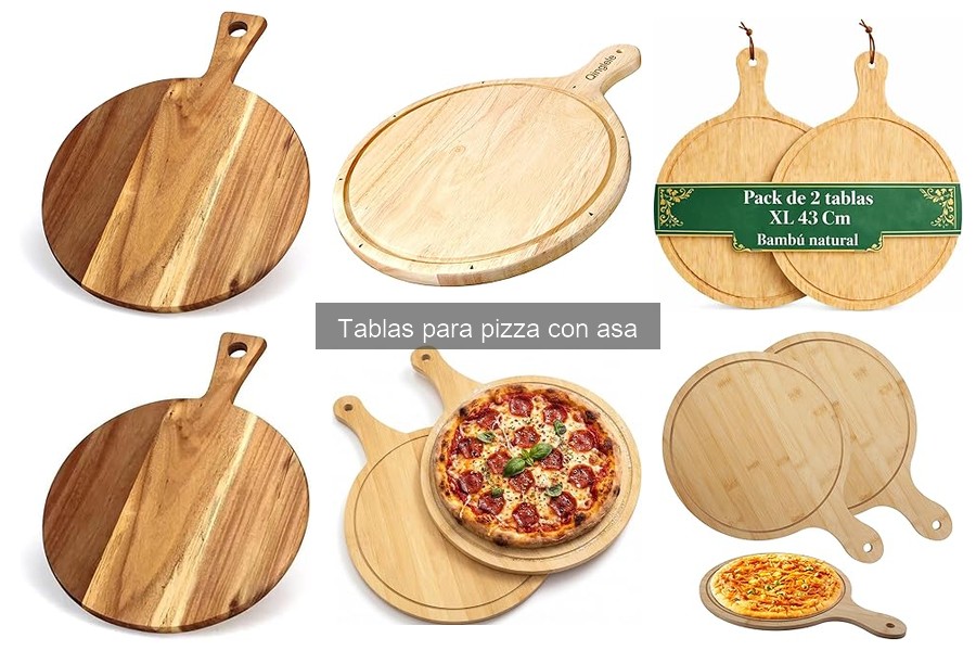Mejores tiendas para comprar tablas de pizza con asa