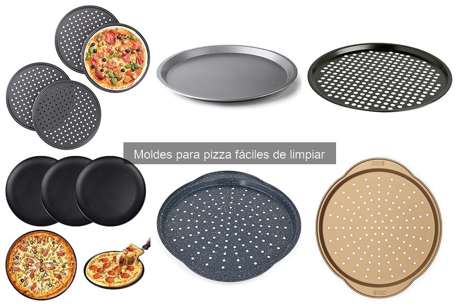 Moldes para pizza fáciles de limpiar: características clave