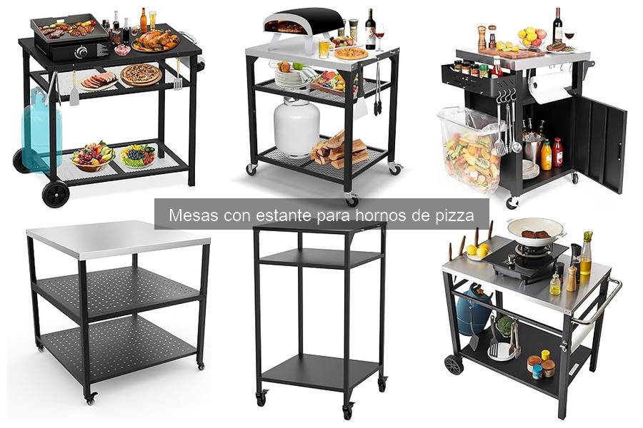 Opiniones sobre mesas con estante para hornos de pizza
