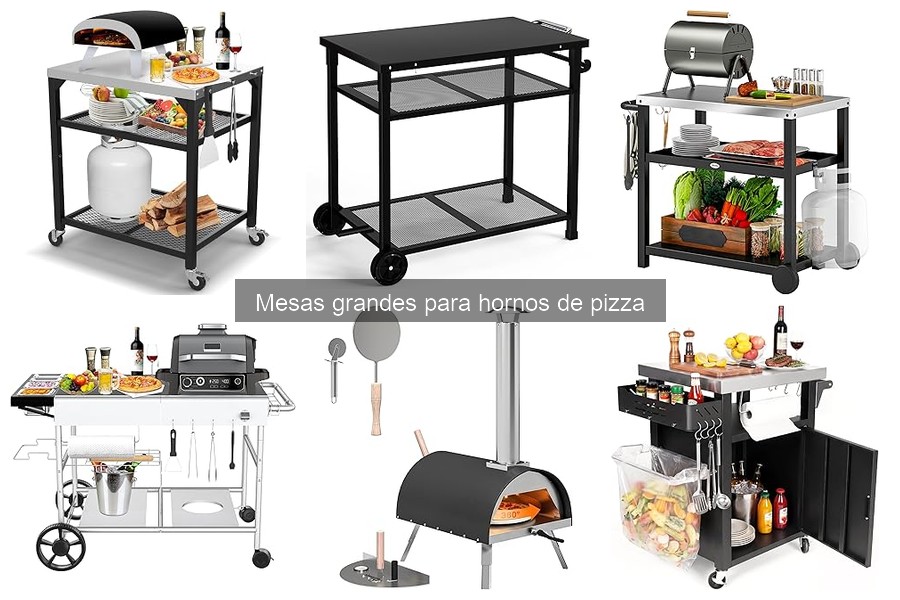 Opiniones sobre mesas grandes para hornos de pizza: Guía 2023