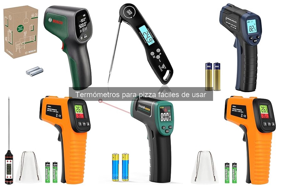 Opiniones sobre termómetros para pizza fáciles de usar