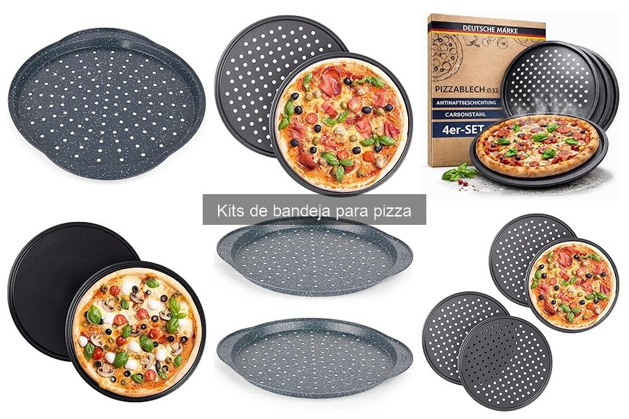 Personaliza tus pizzas con kits de bandeja creativos