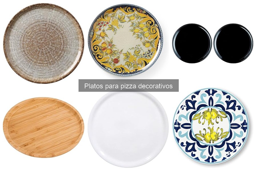 Platos decorativos para pizza: alternativas ecológicas