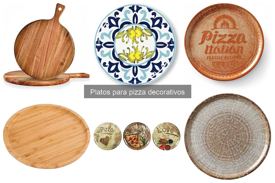 Platos decorativos para pizza: elegancia en ocasiones especiales