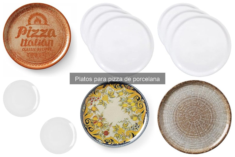 Platos para pizza de porcelana: características y beneficios