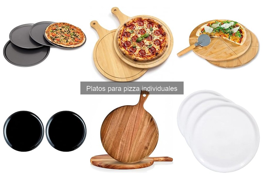 Platos para pizza individuales: qué son y características