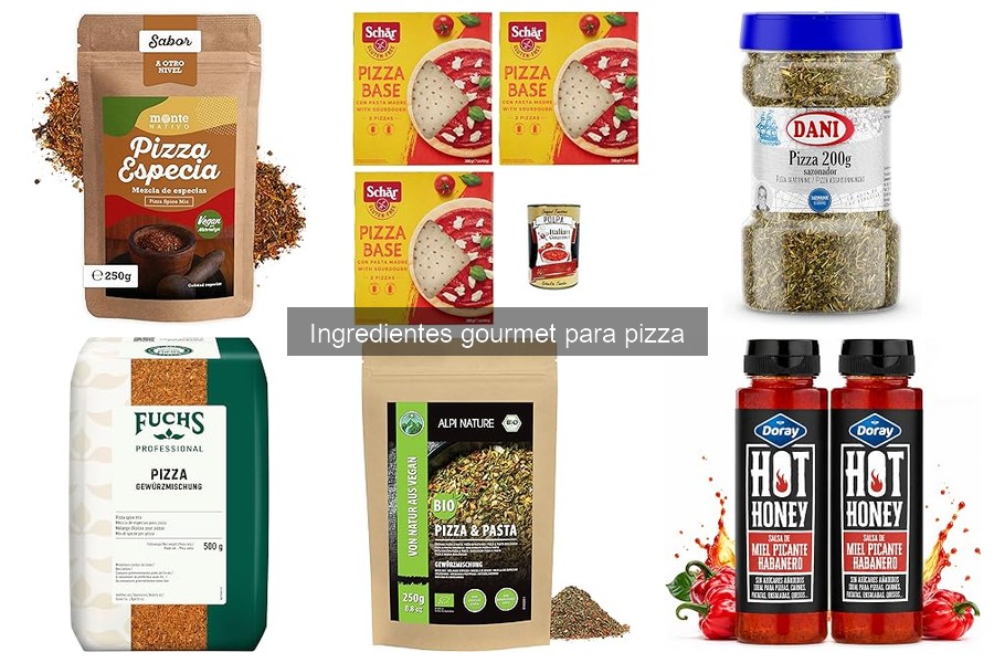 Precios de ingredientes gourmet para pizza: guía y ofertas
