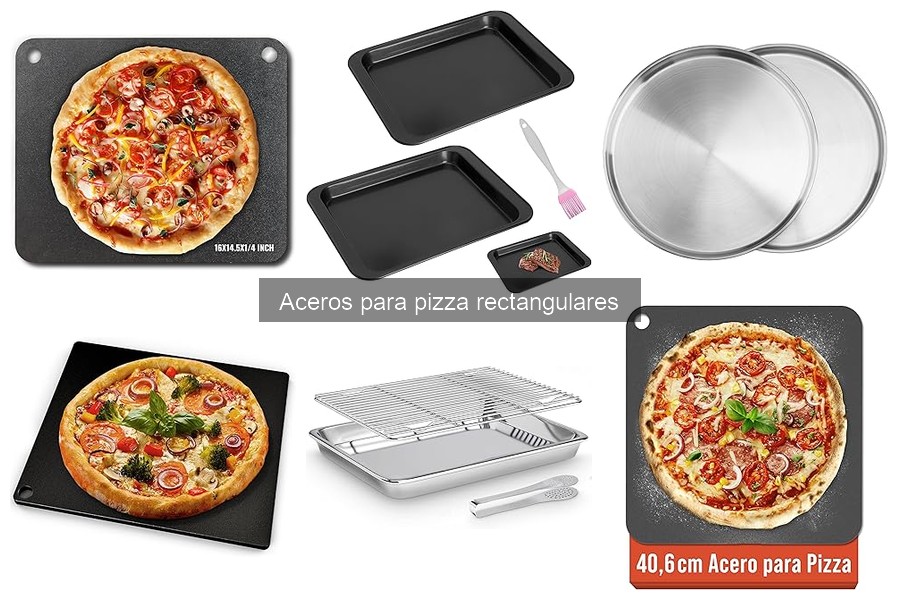 Precios promedio de aceros para pizza rectangulares