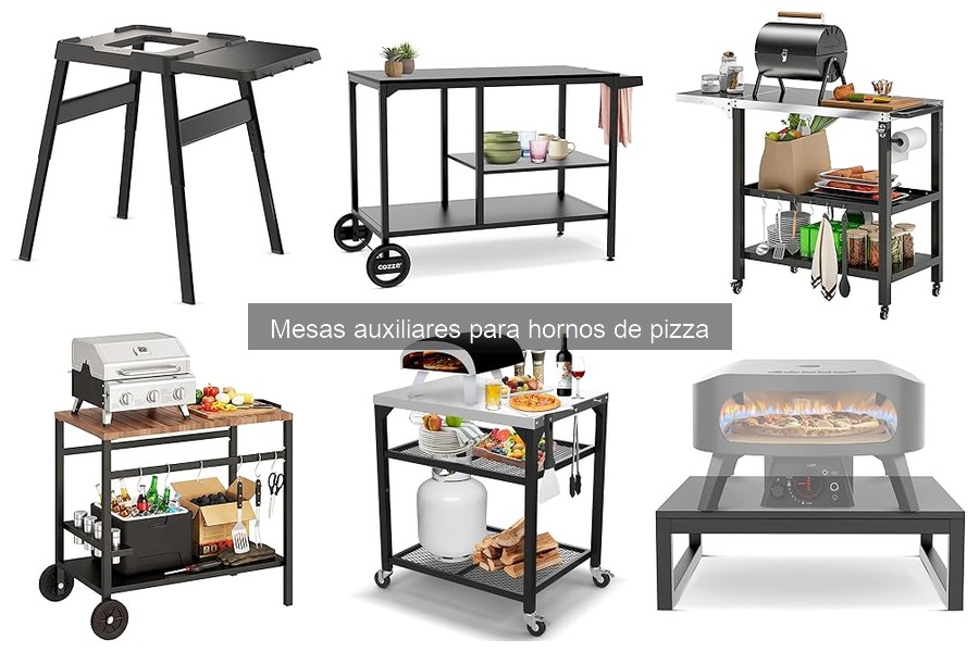 Problemas comunes al usar mesas auxiliares para hornos de pizza