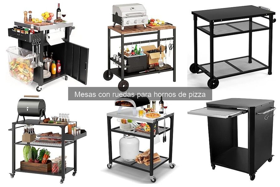 Problemas comunes con mesas con ruedas para hornos de pizza