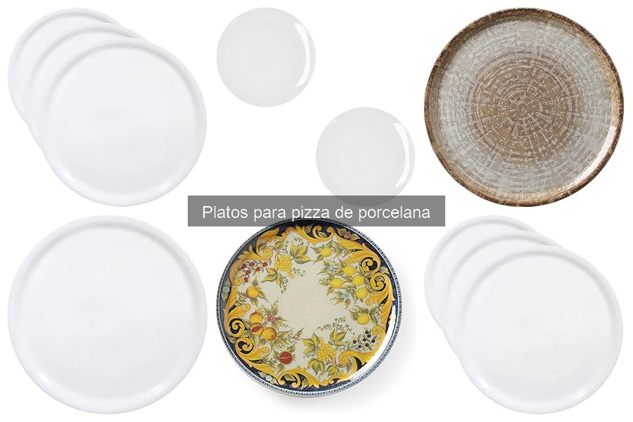 Problemas comunes con platos para pizza de porcelana