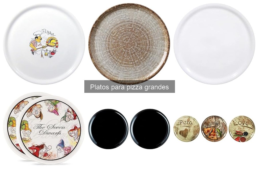 ¿Qué considerar al comprar un plato para pizza grande?
