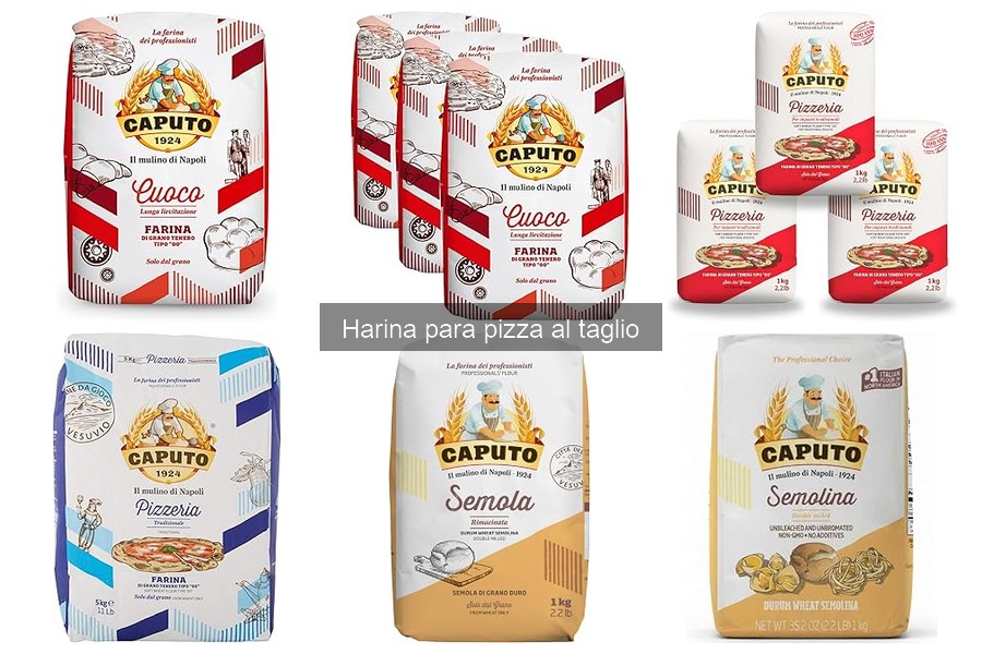 ¿Qué es la harina para pizza al taglio? Características y tipos
