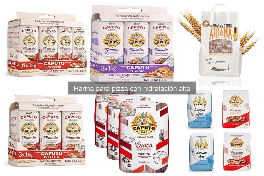 ¿Qué es la harina para pizza de alta hidratación?