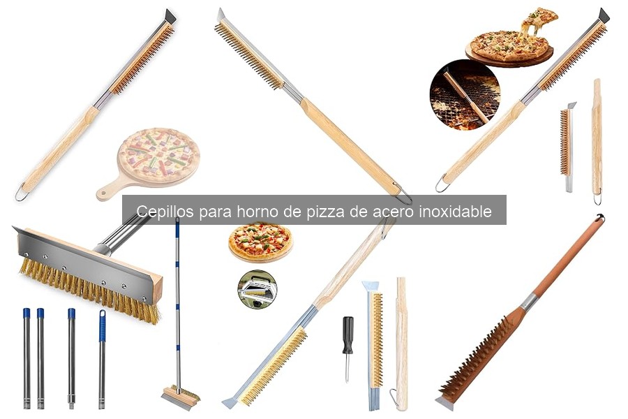 ¿Qué es un cepillo para horno de pizza de acero inoxidable?