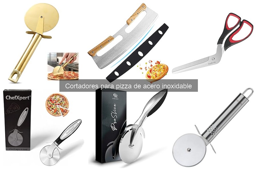 ¿Qué es un cortador de pizza de acero inoxidable?