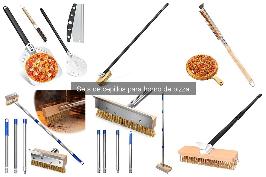 ** ¿Qué es un set de cepillos para horno de pizza? Características