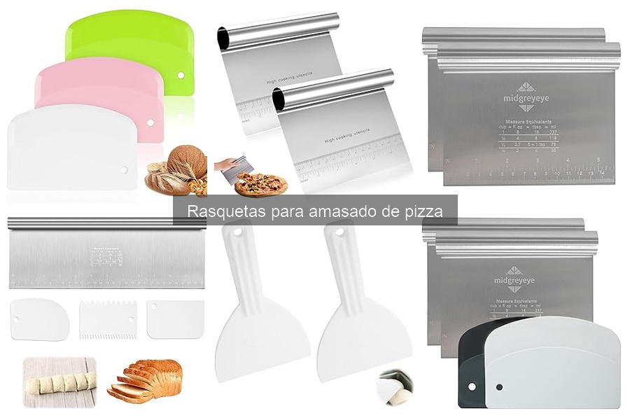 ¿Qué es una rasqueta para amasado de pizza? Características y usos