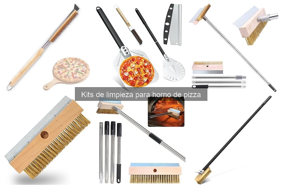 ¿Qué incluye un kit de limpieza para horno de pizza?