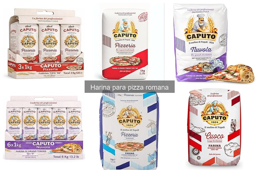 ¿Qué masas hacer con harina para pizza romana?