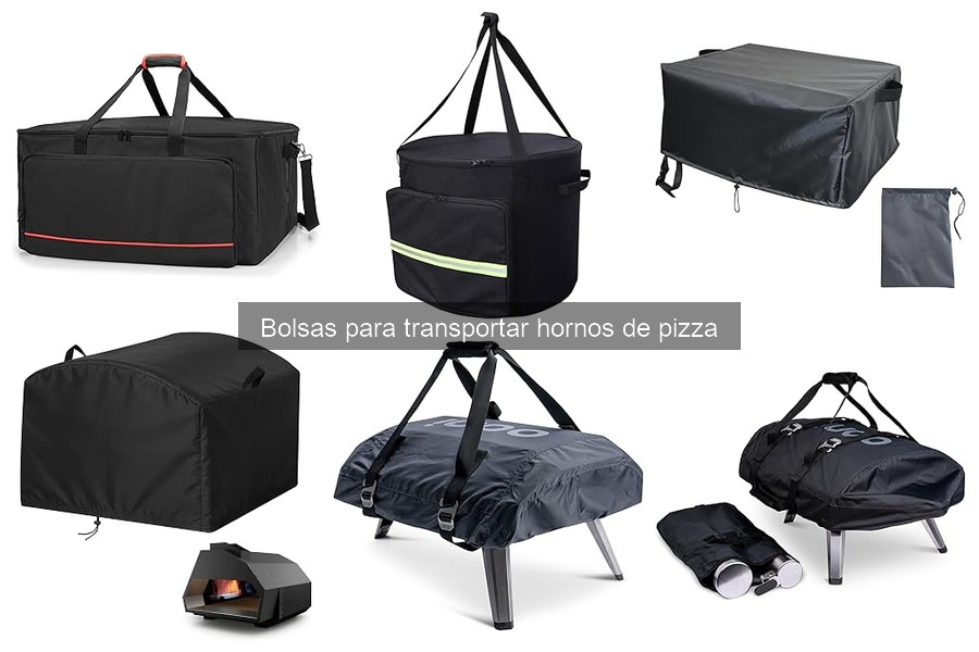¿Qué son las bolsas para transportar hornos de pizza?