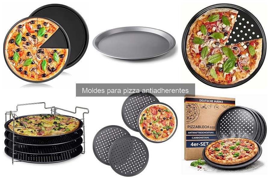 ¿Qué son los moldes para pizza antiadherentes?