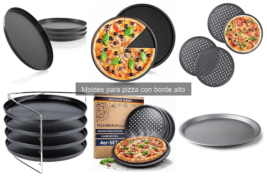 ¿Qué Son los Moldes para Pizza con Borde Alto?