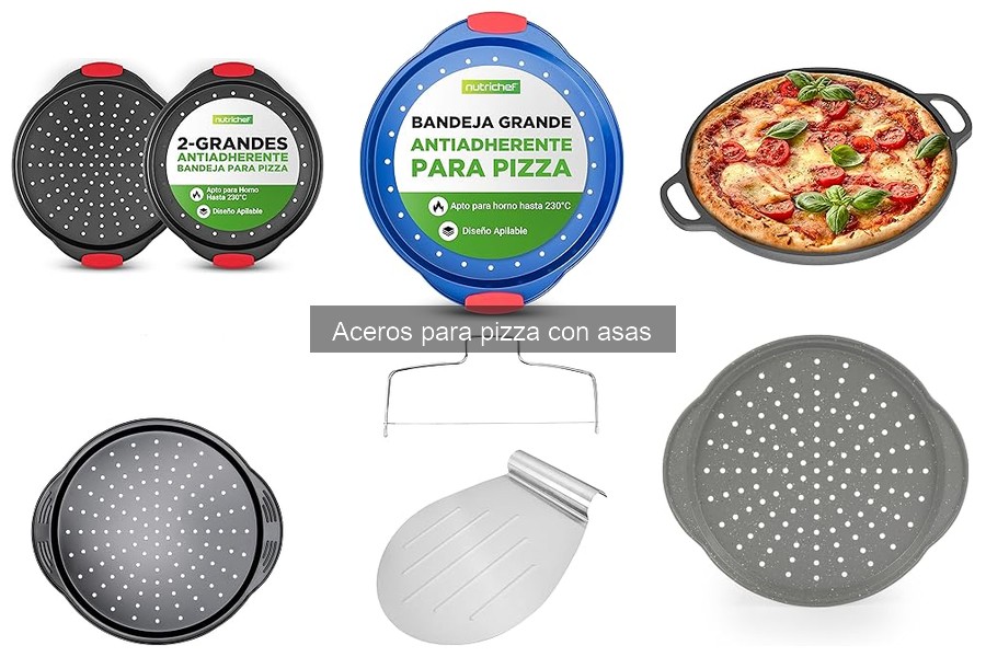 ¿Qué tamaño de acero para pizza con asas necesitas?