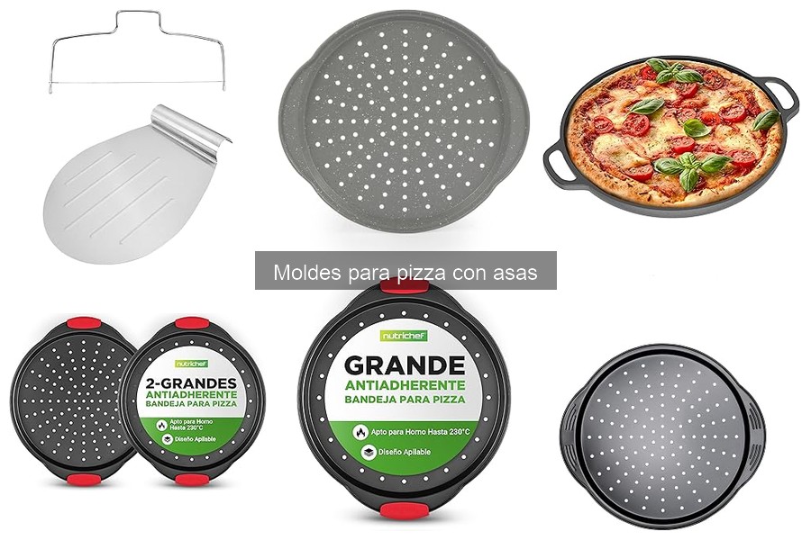¿Qué tamaño de molde para pizza con asas comprar?