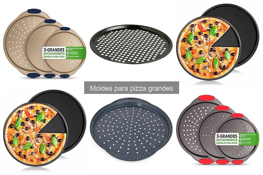 ¿Qué tamaño elegir para un molde de pizza grande?