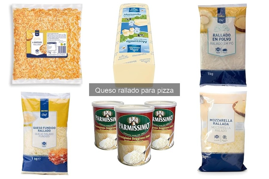 ¿Queso rallado fresco o envasado para pizza? Comparativa