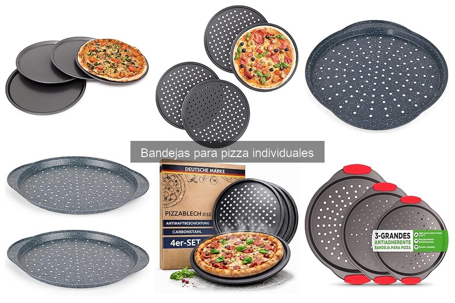 Recetas creativas para bandejas de pizza individuales