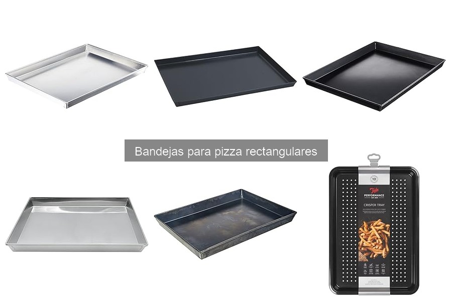 Recetas creativas para hacer en bandejas de pizza rectangulares