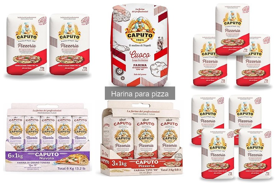 Recetas de masa de pizza según la harina que uses