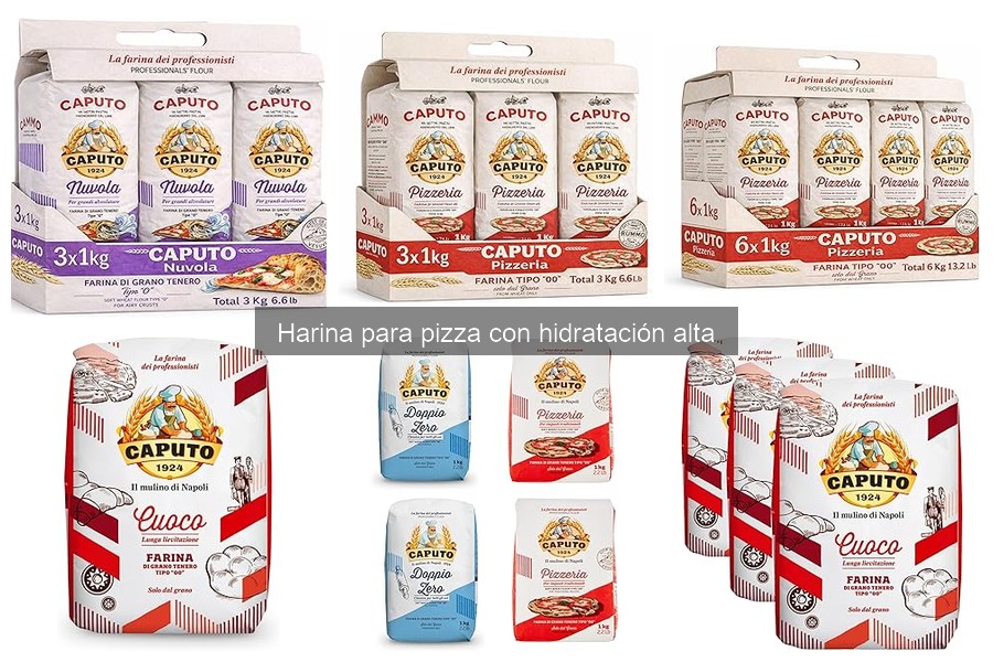 Recetas de pizza con harina de alta hidratación