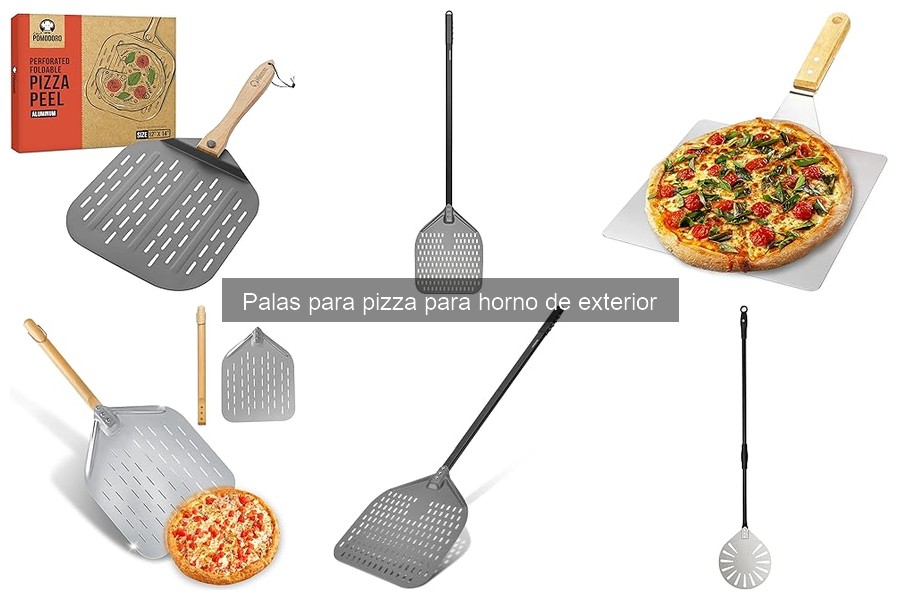 Recetas de pizza perfectas con pala en horno de exterior