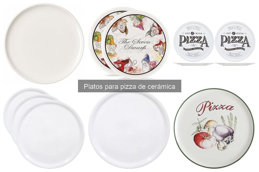 Recetas deliciosas para hacer pizza en plato de cerámica