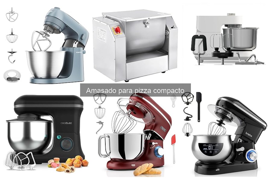 Recetas fáciles de masa para pizza con amasador compacto