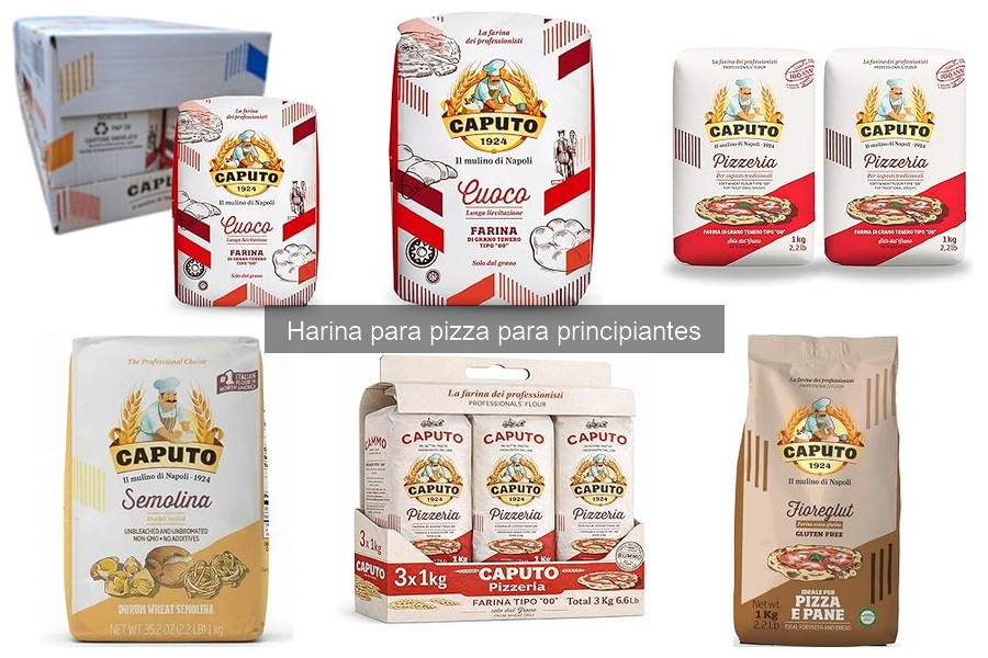 Recetas fáciles de pizza para principiantes con harina específica