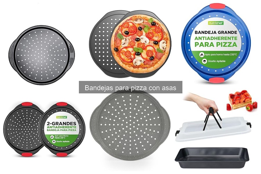 Recetas ideales para bandejas de pizza con asas