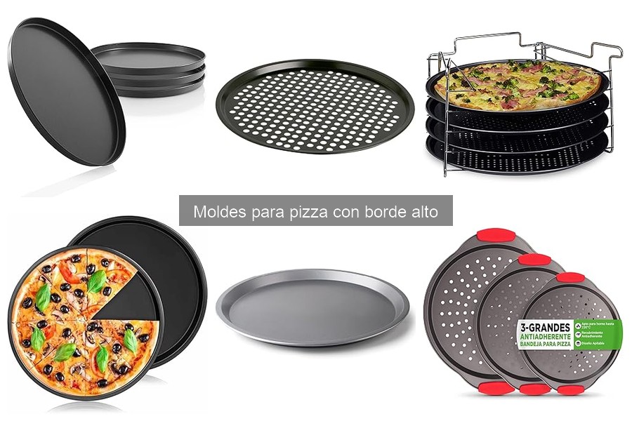 Recetas Perfectas para Moldes de Pizza con Borde Alto